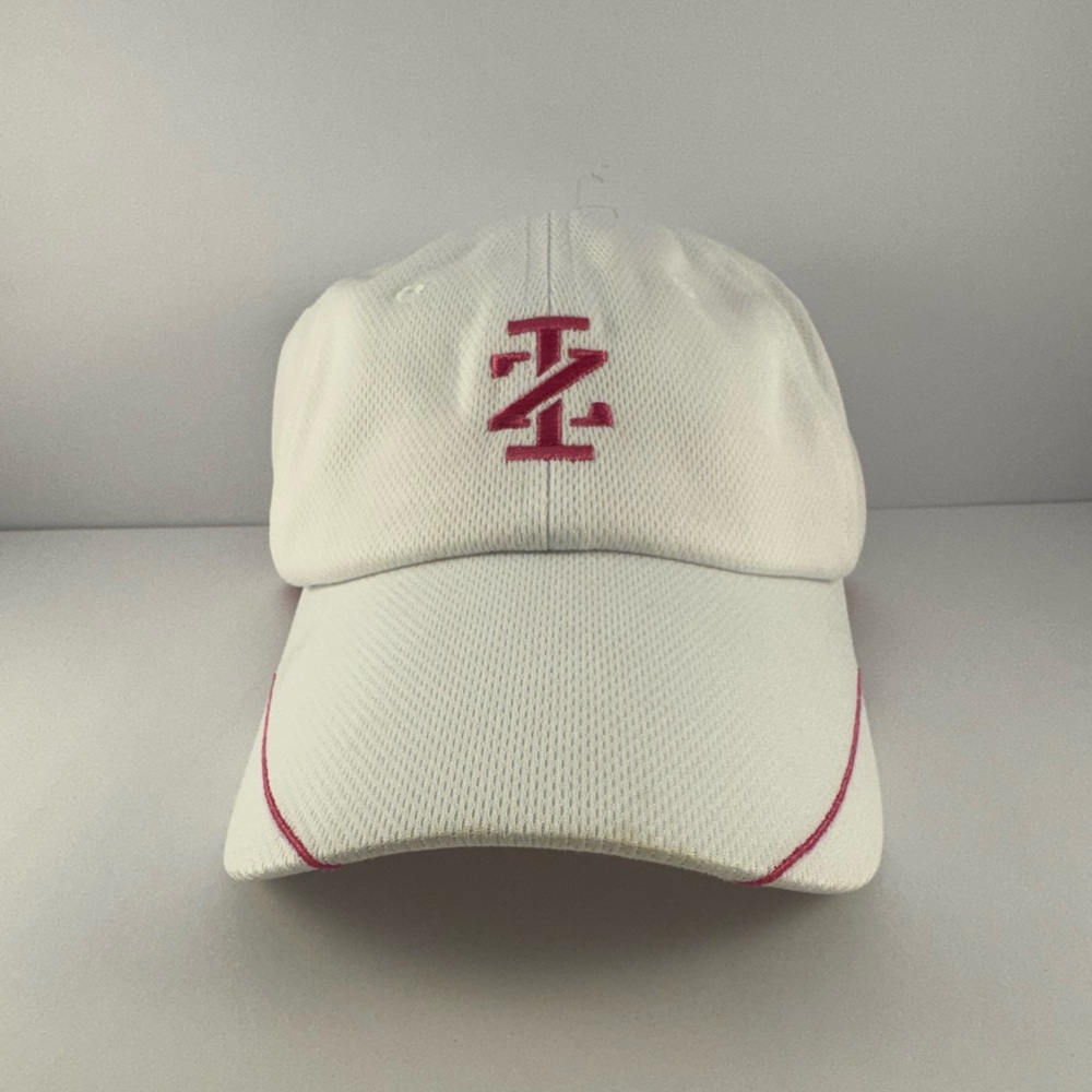 Izod Golf White Pink‎ Adjustable Baseball Hat Cap ONE SIZE